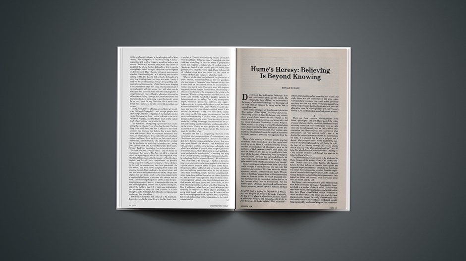 Hume’s Heresy: Believing Is beyond Knowing