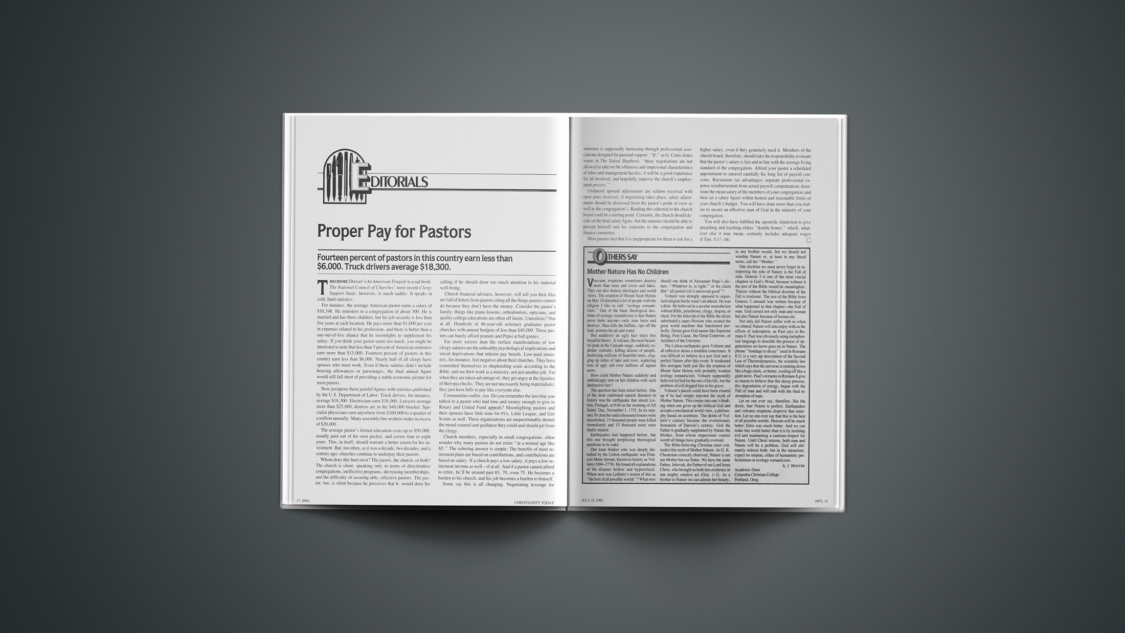 Proper Pay for Pastors | Christianity Today