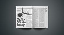 The Bible: Both the Source and Setting for Learning