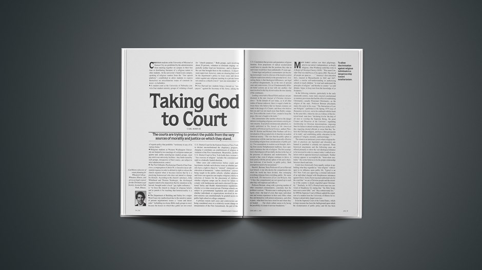Taking God to Court