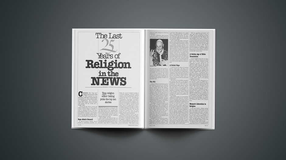 The Last 25 Years of Religion in the News