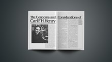 The Concerns and Considerations of Carl F.H.Henry