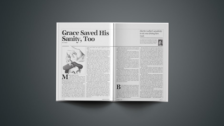Grace Saved His Sanity, Too
