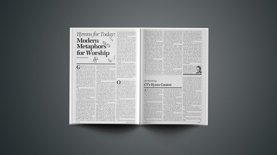 Hymns for Today: Modern Metaphors for Worship
