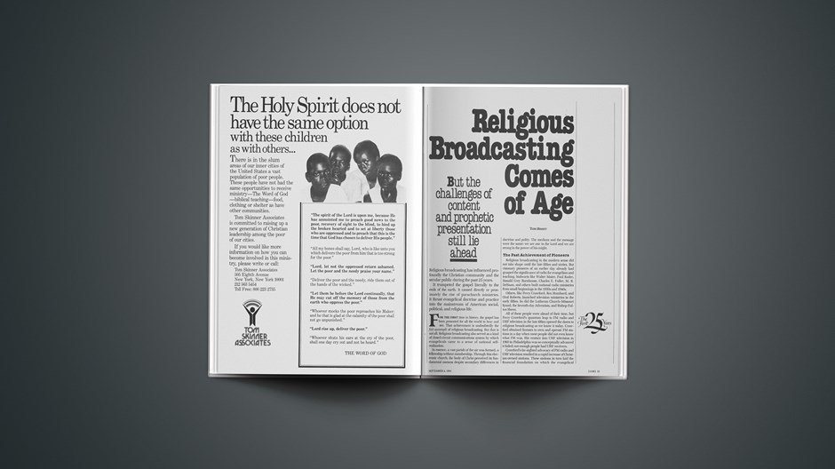 Religious Broadcasting Comes of Age