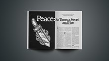 Peace: At Times a Sword and Fire