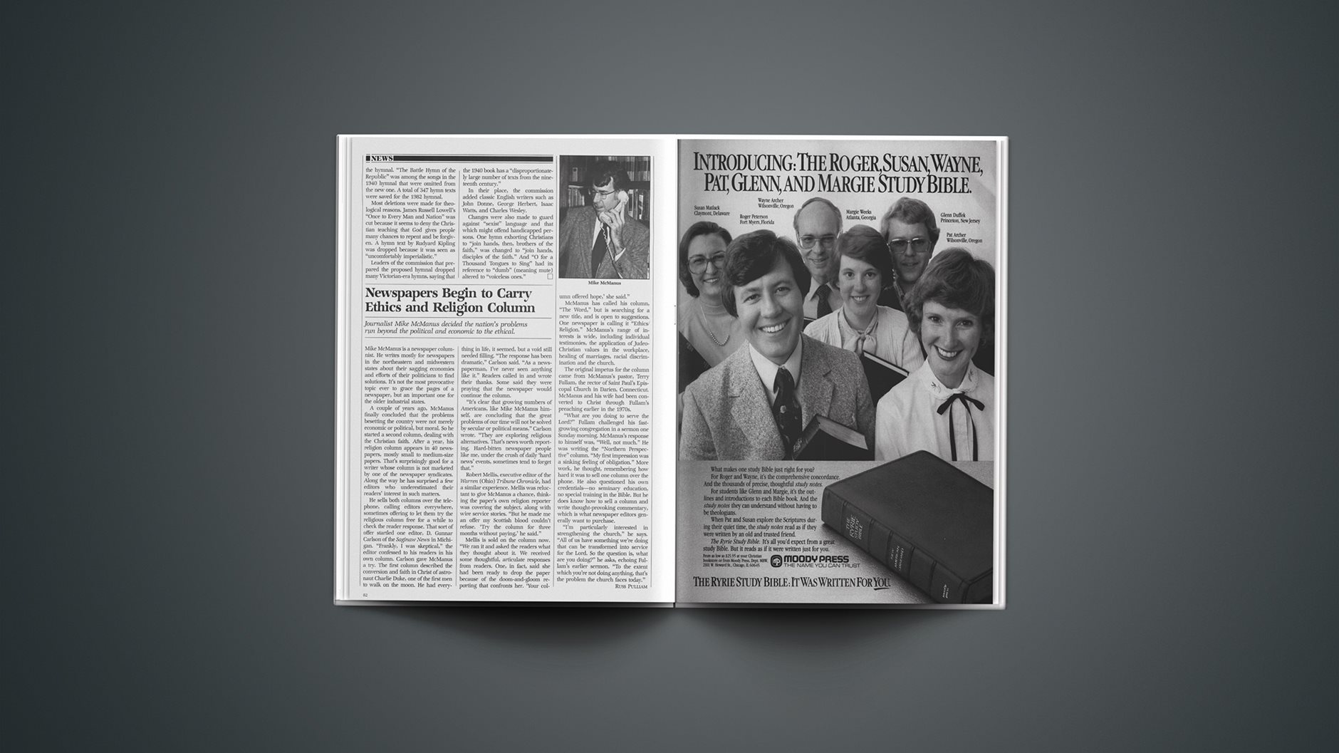 Newspapers Begin to Carry Ethics and Religion Col... Christianity Today