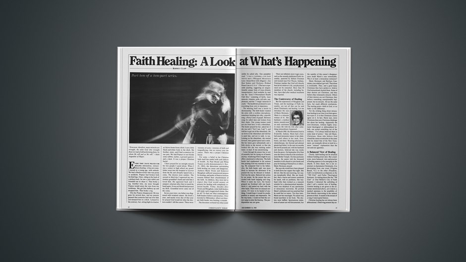 Faith Healing: A Look at What’s Happening