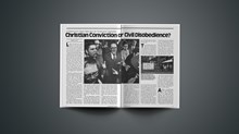 Christian Conviction or Civil Disobedience?