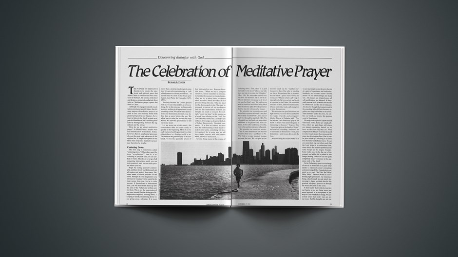 The Celebration of Meditative Prayer