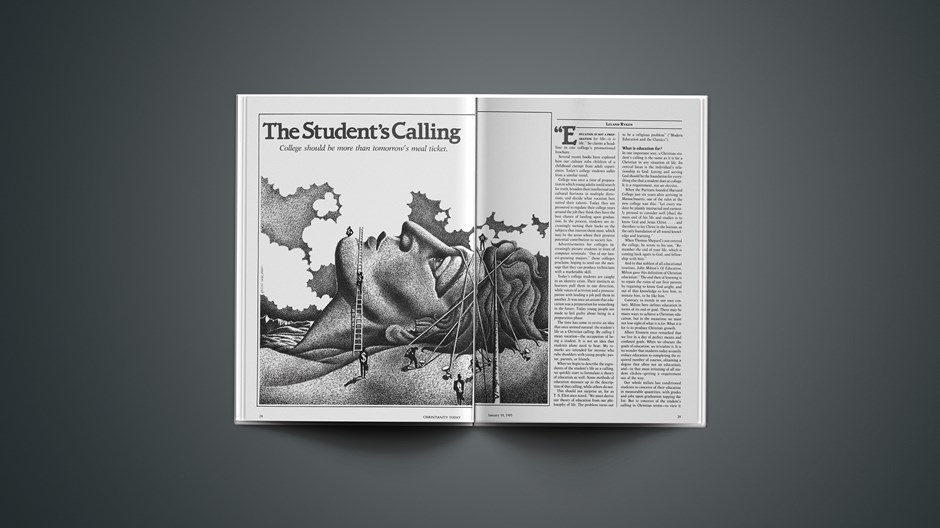 The Student’s Calling