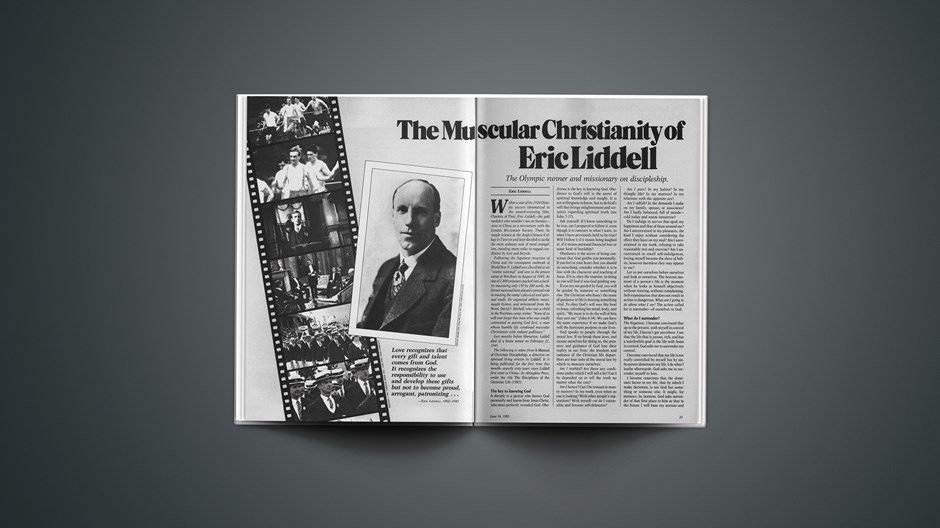 The Muscular Christianity of Eric Liddell