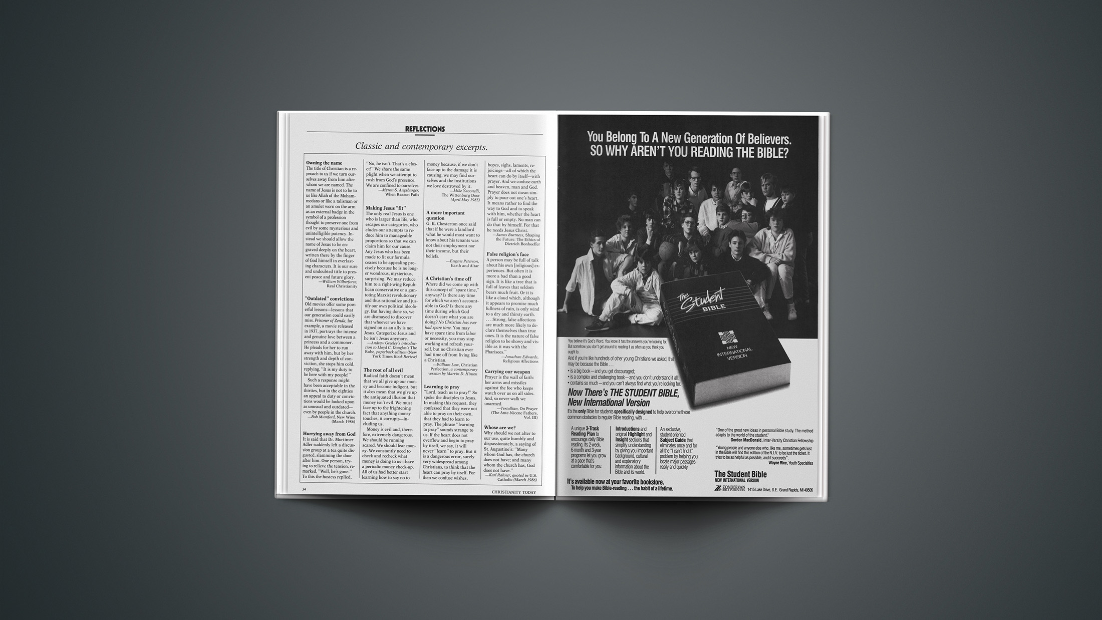 Classic Contemporary Excerpts From June 13 1986 Christianity