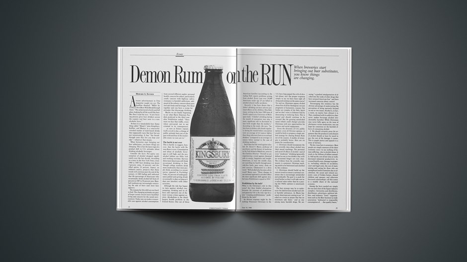Demon Rum on the Run
