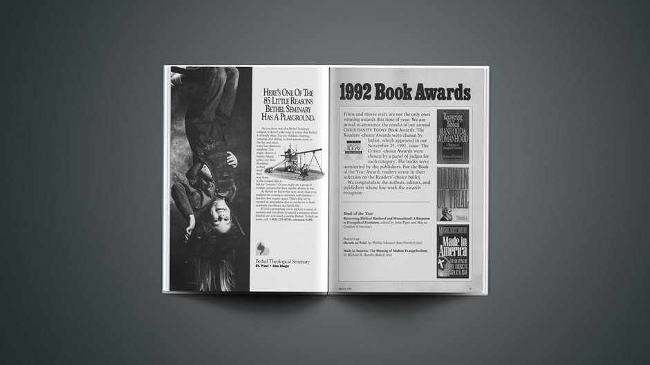 1992 Christianity Today Book Awards