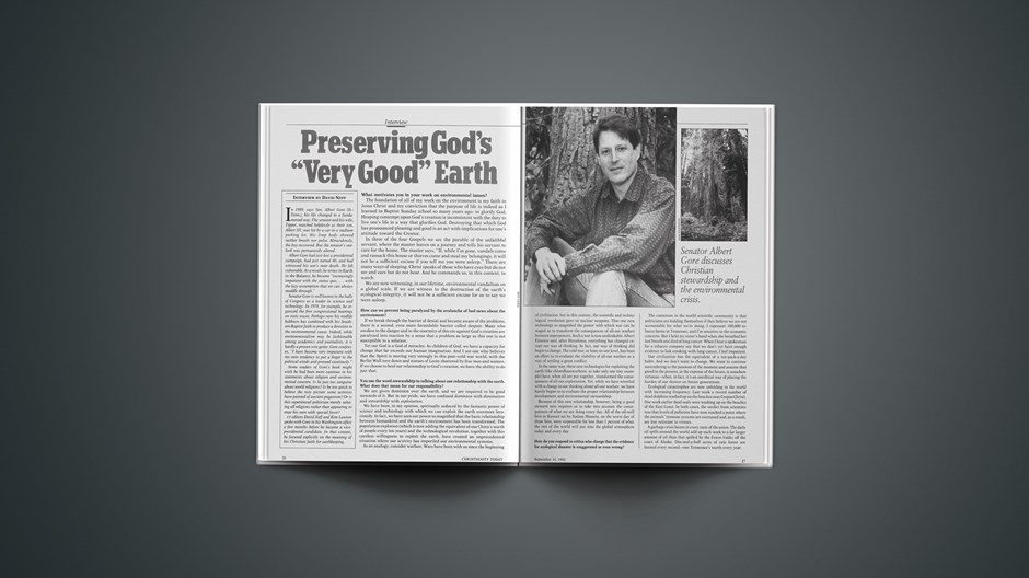 Preserving God’s “Very Good” Earth