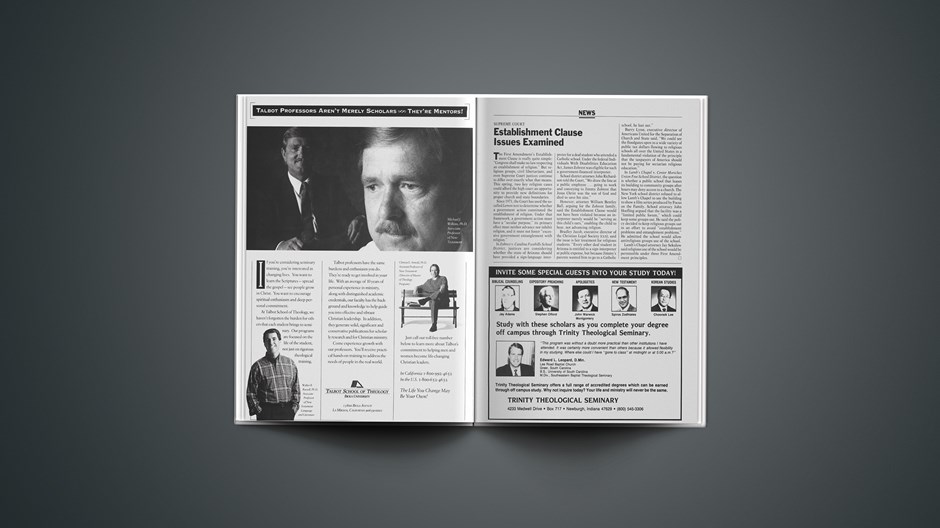 Establishment Clause Issues Examined