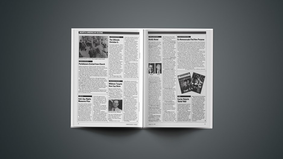 News from the North American Scene: August 16, 1993