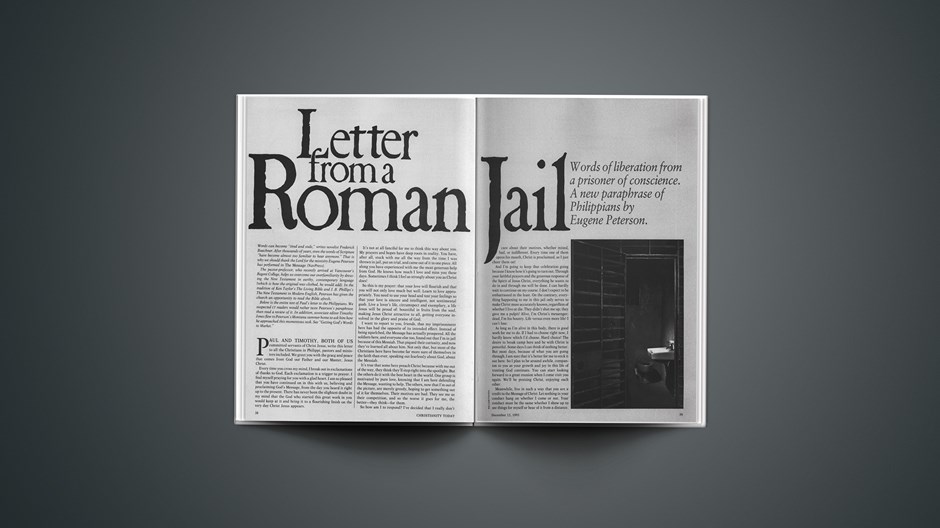 Letter from a Roman Jail