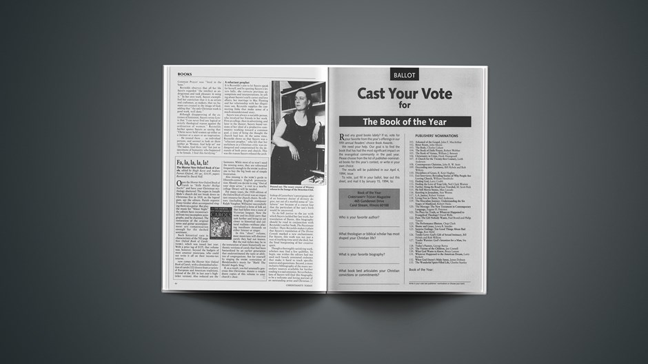 The Book of the Year Ballot