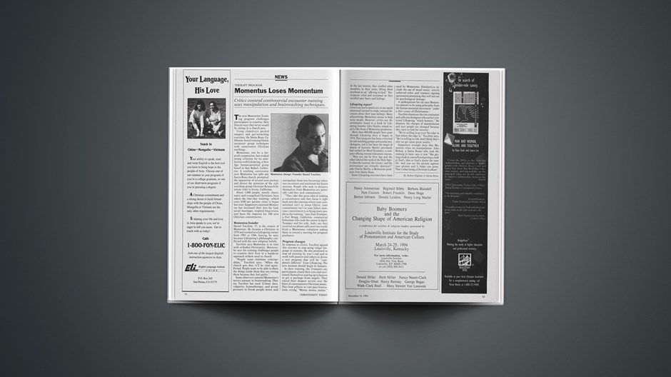 Therapy Program: Momentus Loses Momentum