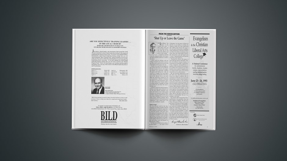 Shut up or Leave the Game