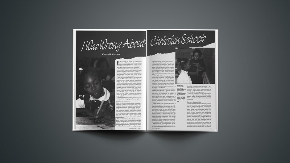 I Was Wrong about Christian Schools