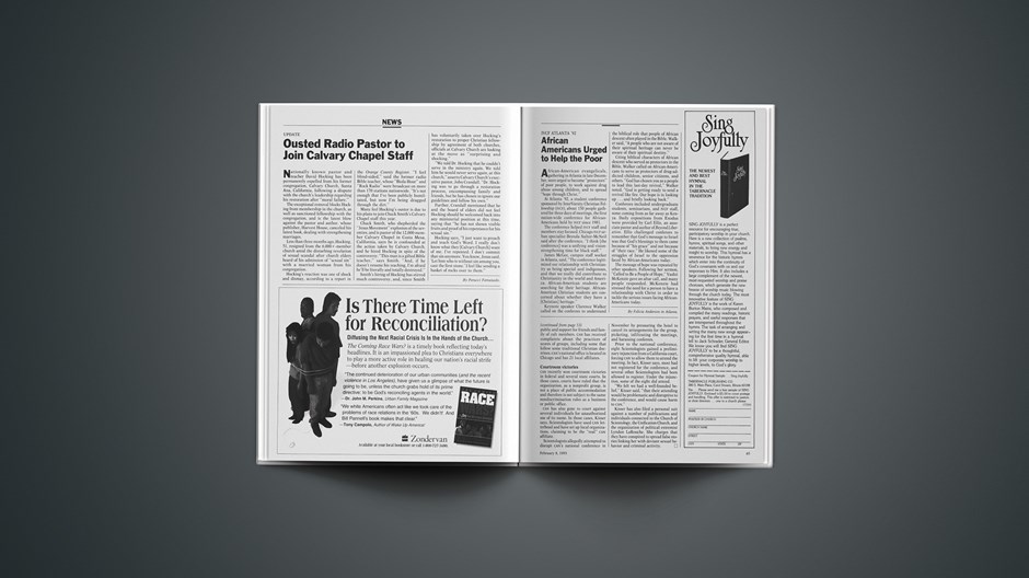 IVCF Atlanta ’92: African Americans Urged to Help the Poor