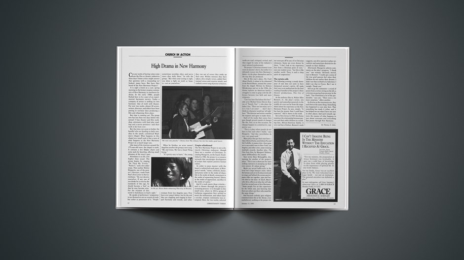 High Drama in New Harmony