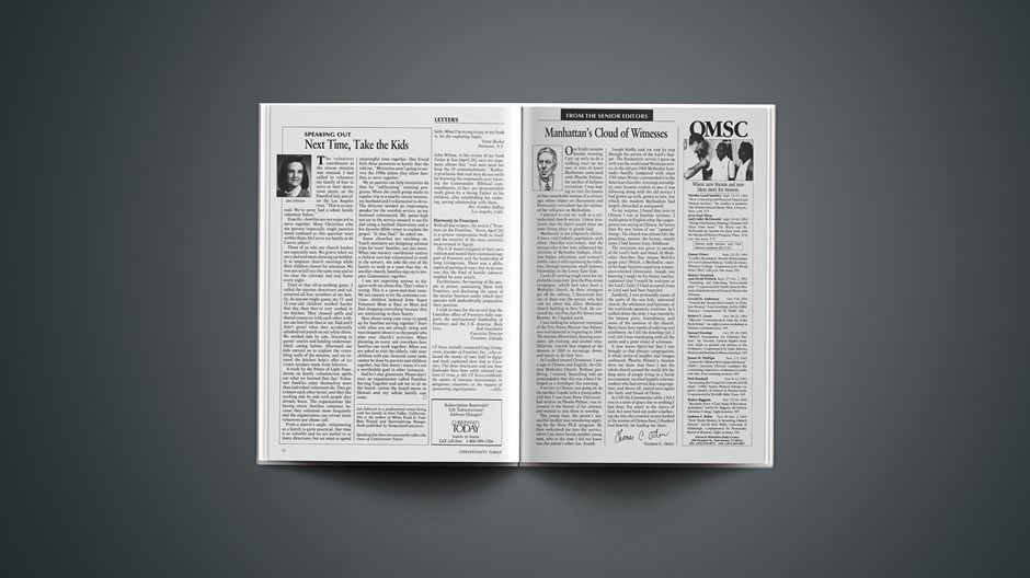 Speaking out: Next Time, Take the Kids