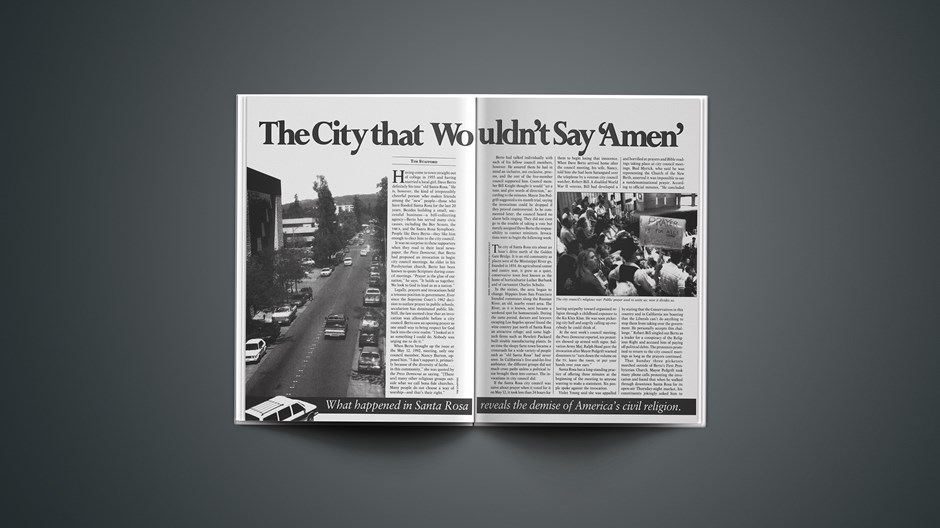 The City that Wouldn’t Say ‘Amen’