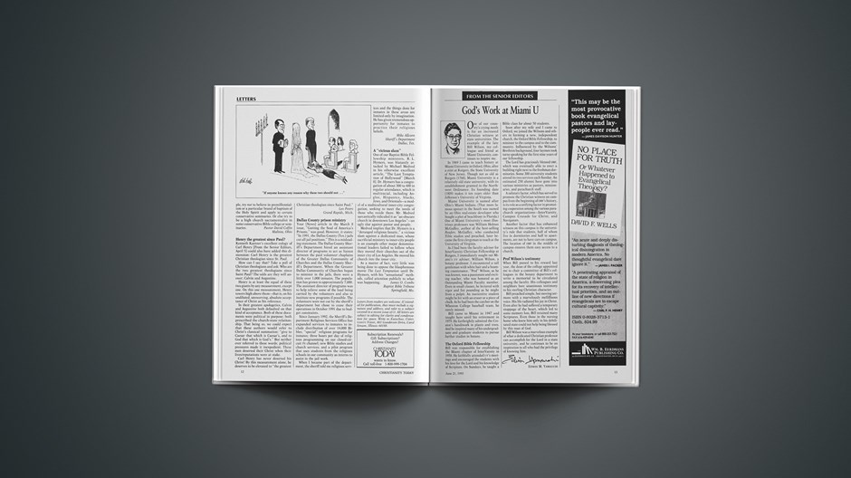 God’s Work at Miami U