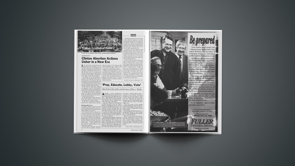 Clinton Abortion Actions Usher in a New Era