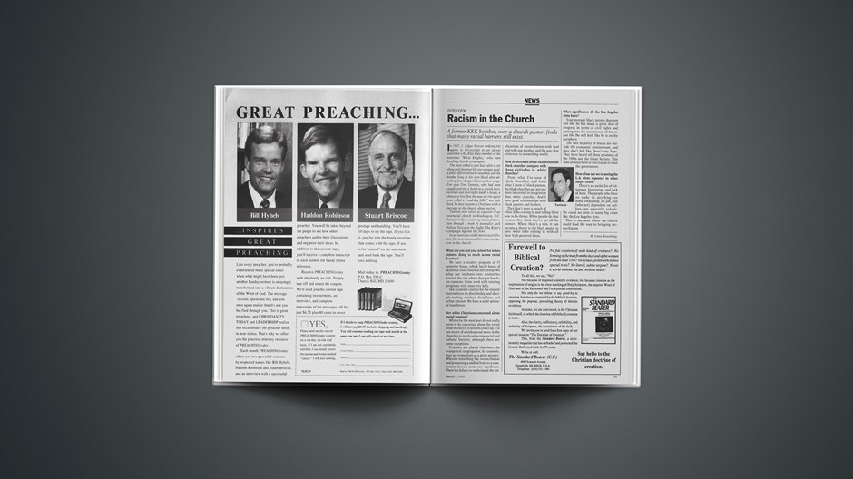 Interview: Racism in the Church