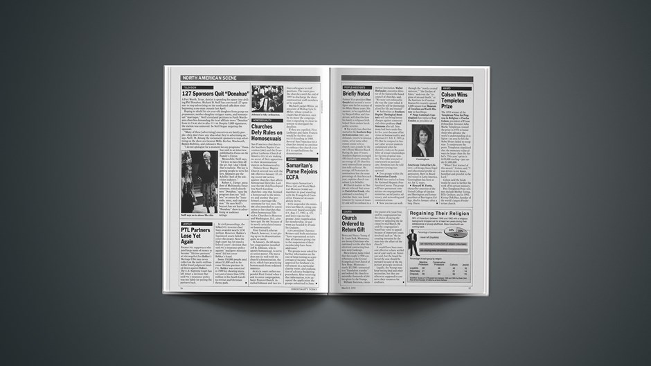 News from the North American Scene: March 08, 1993