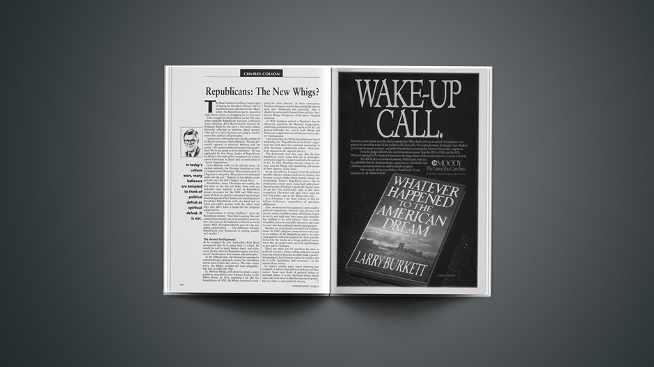 Republicans: The New Whigs?