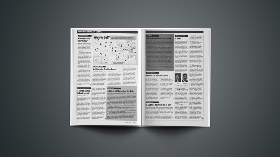 News from the North American Scene: November 22, 1993