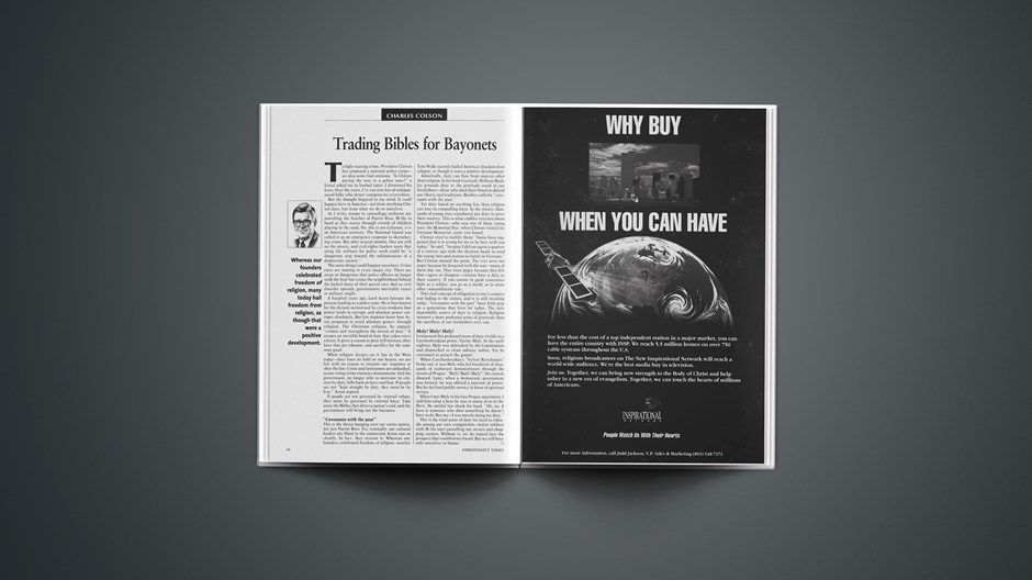 Trading Bibles for Bayonets