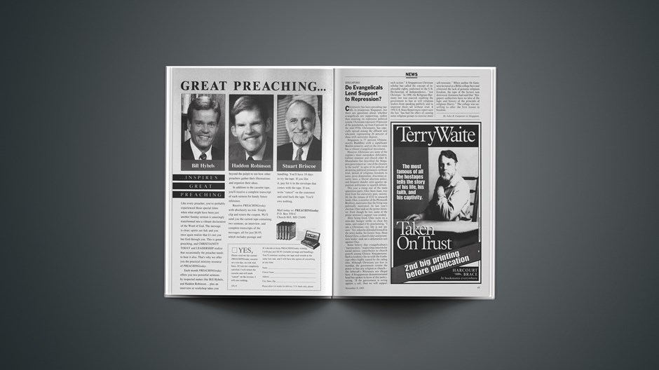 Singapore: Do Evangelicals Lend Support to Repression?