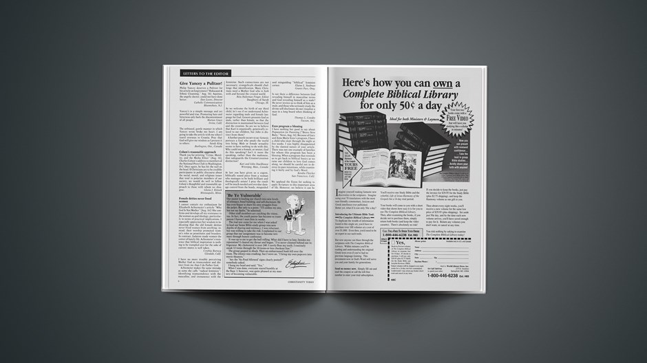 Letters to the Editor