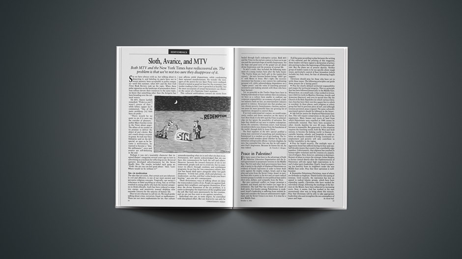 Sloth, Avarice, and MTV