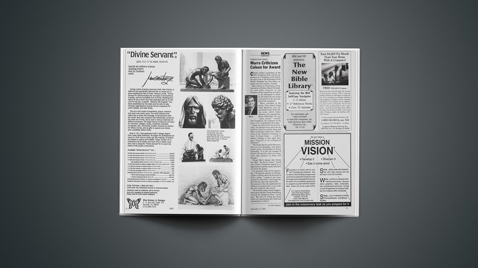 Templeton Prize: Marrs Criticizes Colson for Award