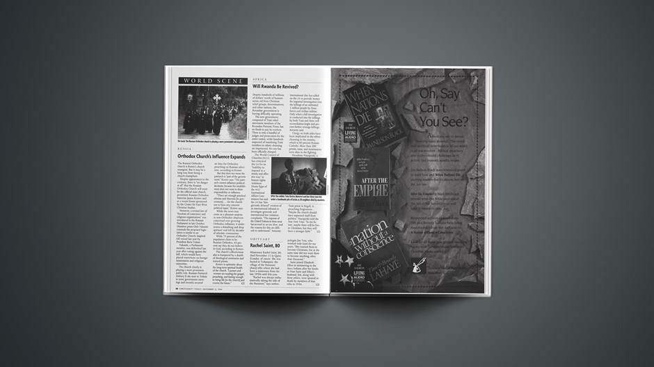 Rachel Saint Dies Christianity Today