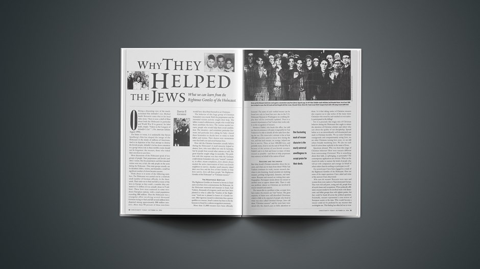 ARTICLE: Why They Helped the Jews
