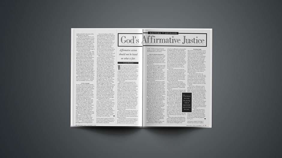 God's Affirmative Justice
