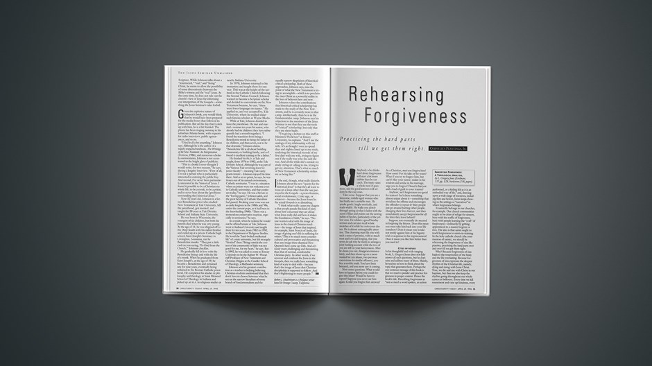 ARTICLE: Rehearsing Forgiveness