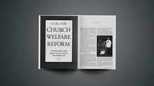 A Call for Church Welfare Reform, Part 1