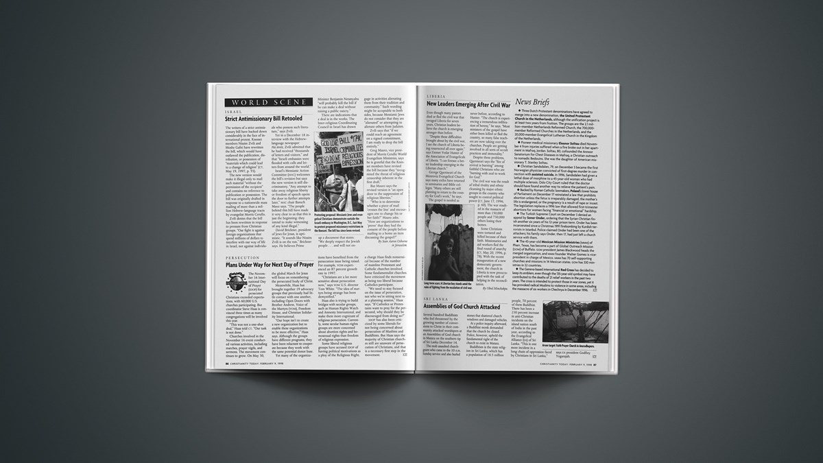 Strict Antimissionary Bill Retooled Christianity Today