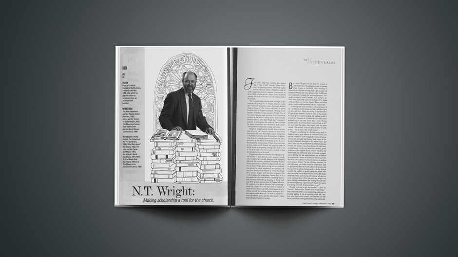 N.T. Wright: Making Scholarship a Tool for the Church