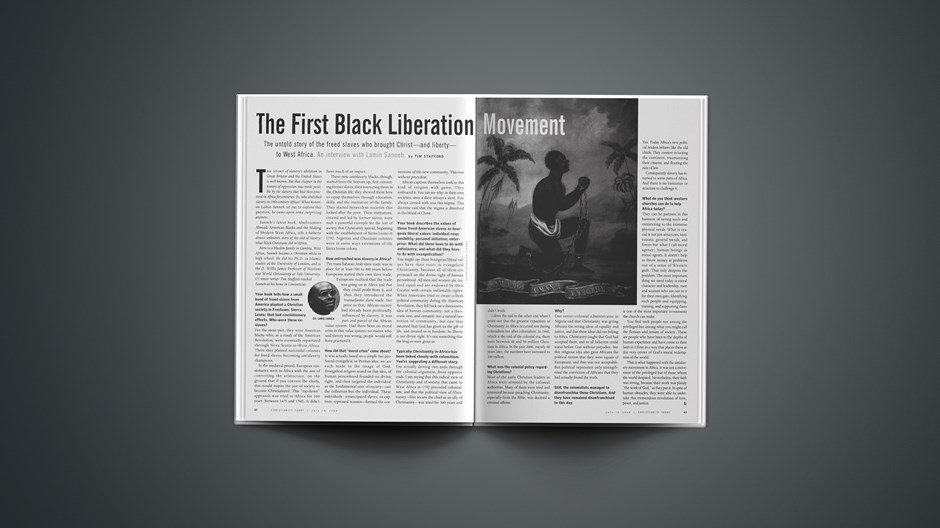 The First Black Liberation Movement